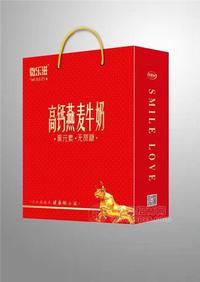礼盒装高钙燕麦牛奶12盒装