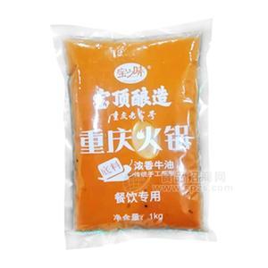 宝之味宝顶酿造重庆火锅底料餐饮专用1kg