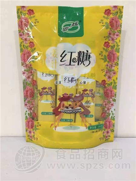 鲁超姜汁红糖200g