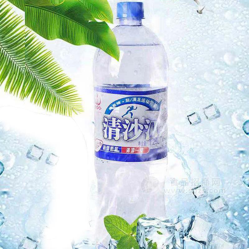 清沙江鹽汽水運動型飲料新品上市招商1.25L