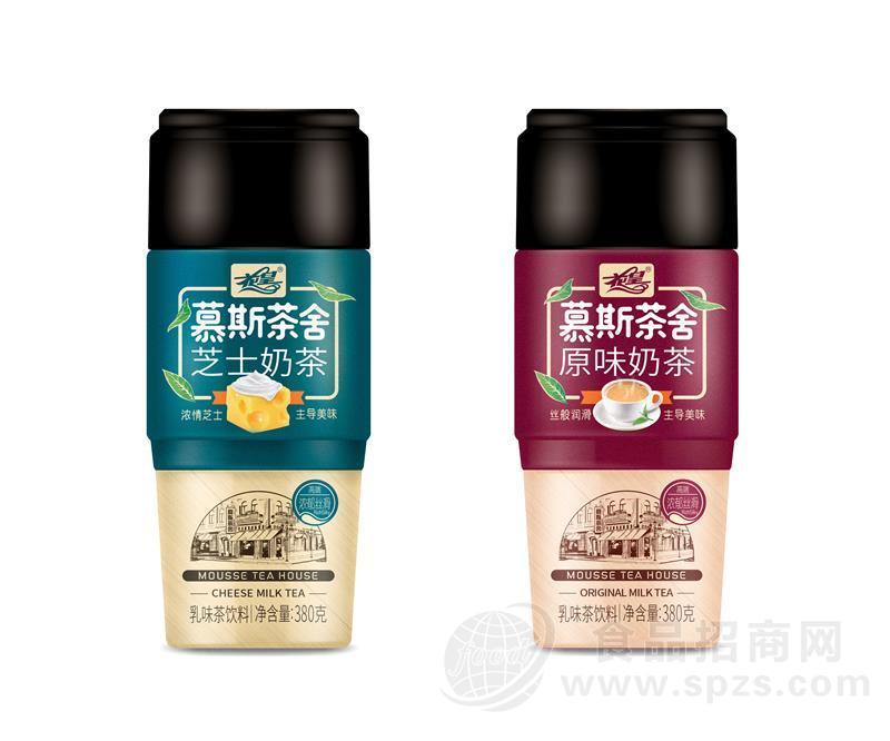 380ml花皇慕斯茶舍奶茶原味