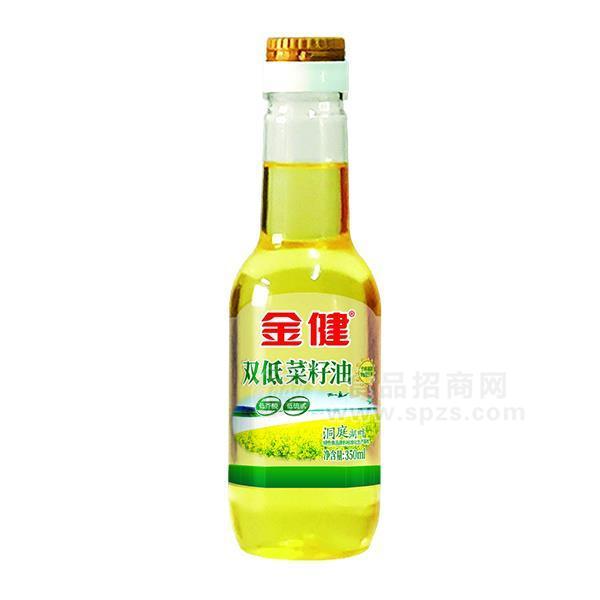 ·金健双低菜籽油350ml 
