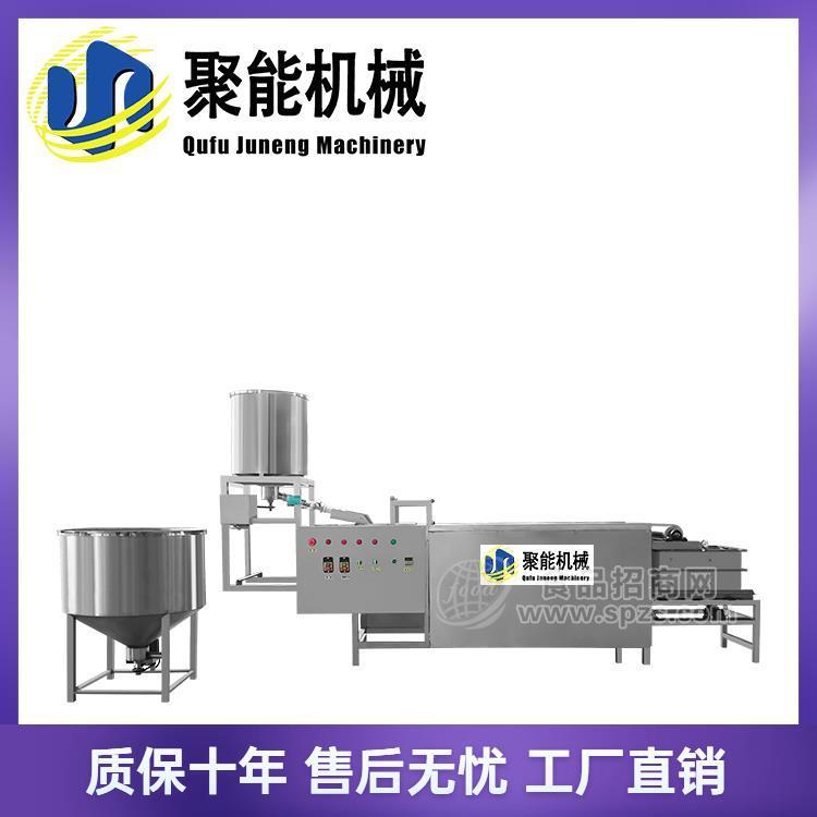 新型豆腐皮机械设备成套生产线生产厂家 8米自动泼浆生产线