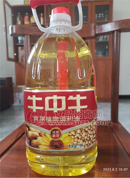 牛中牛食用植物调和油5L
