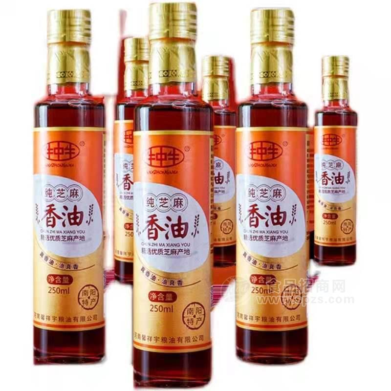 牛中牛純芝麻香油250ml