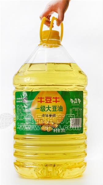 牛豆牛一級大豆油非轉基因20L