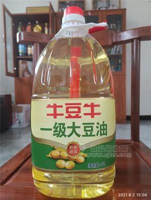 牛豆牛一级大豆油非转基因5L