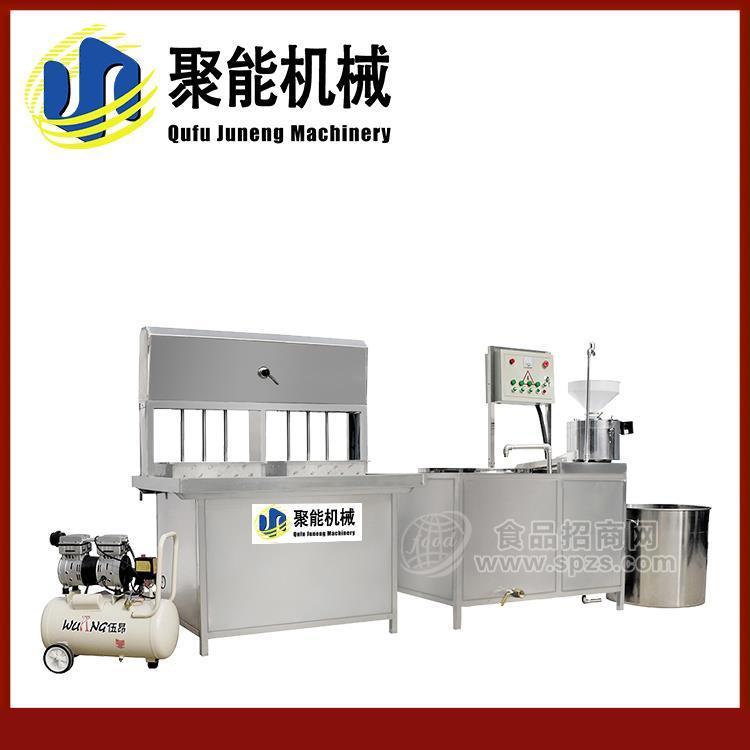 顺义石膏豆腐机小作坊生产 气压成型豆腐机全自动 一人操作