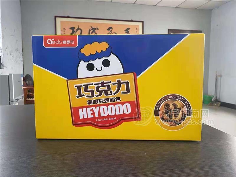 爱罗拉 黑眼豆豆面包 巧克力