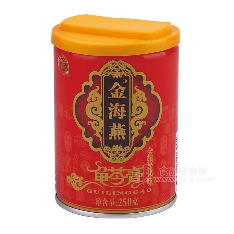 金海燕金銀花味龜苓膏罐裝方便食品250g