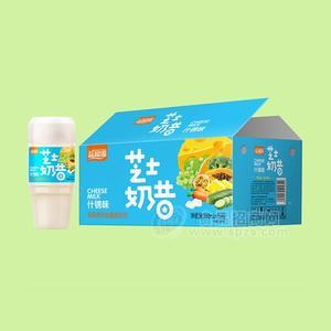 益和源什锦味椰果果粒乳酸菌饮品芝士奶昔380mlx15瓶