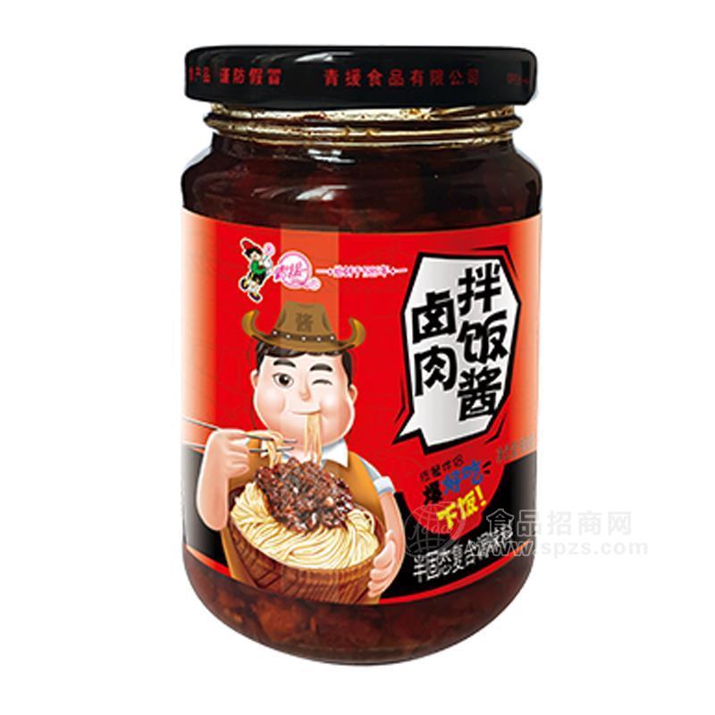 青援鹵肉拌飯醬半固態(tài)復(fù)合調(diào)味料200gx24瓶