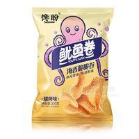 饞盼燒烤味海香脆脆卷魷魚(yú)卷休閑食品膨化食品150g