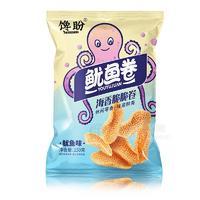 饞盼魷魚(yú)卷魷魚(yú)味休閑食品膨化食品150g