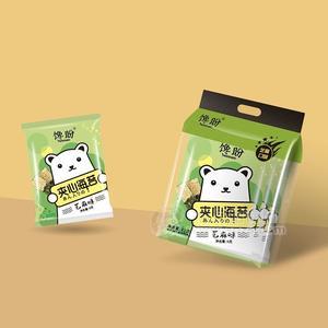 馋盼芝麻味夹心海苔休闲食品42g