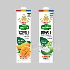 好口淳泰式果汁饮品果汁饮料方瓶装招商1.25L
