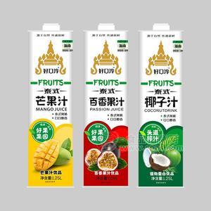 好口淳泰式果汁饮料方瓶装招商1.25L