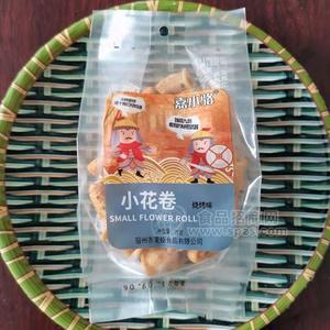 嘉小駱燒烤味小花卷膨化食品休閑零食招商75g