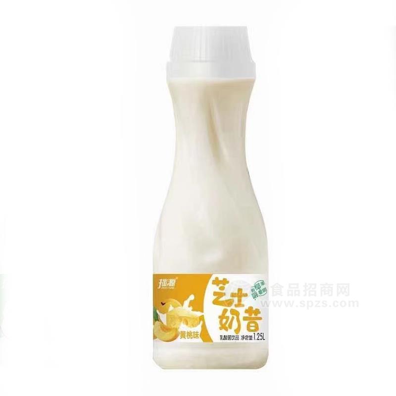 拙源黄桃味芝士奶昔乳酸菌饮品1.25L