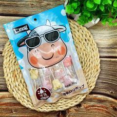 仁尚家牛头奶棒糖儿童零食棒棒糖70g