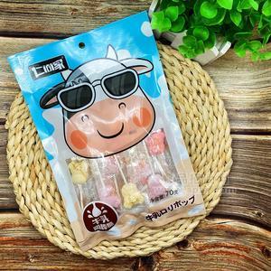 仁尚家牛头奶棒糖儿童零食棒棒糖70g