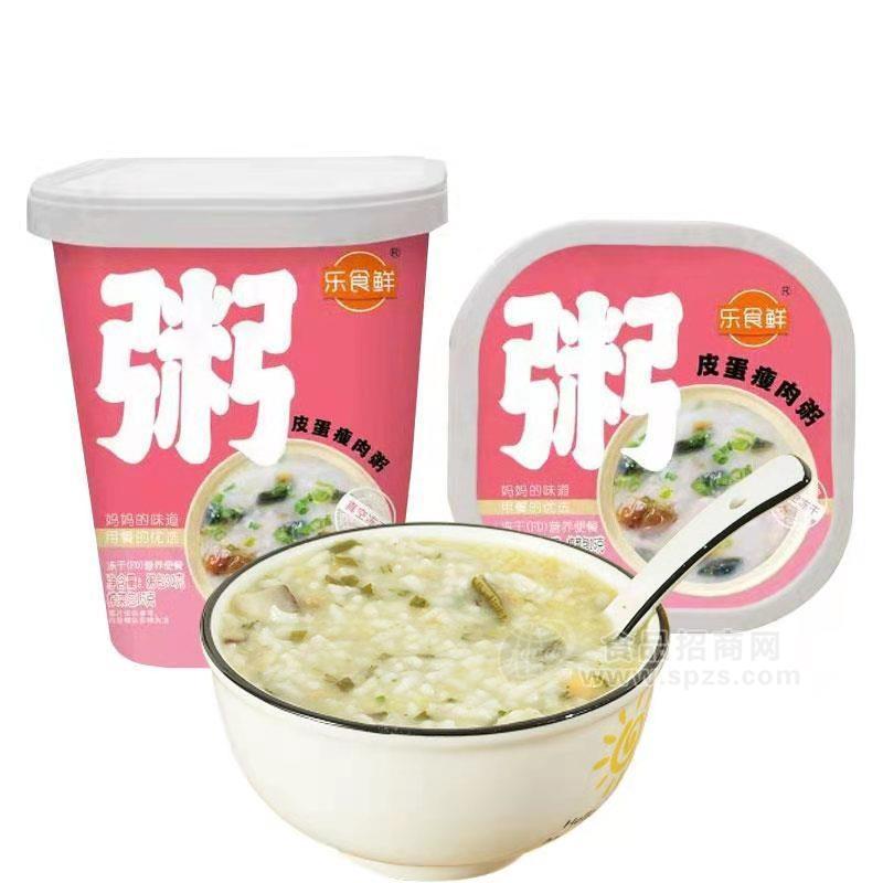 樂食鮮方便速食皮蛋瘦肉粥