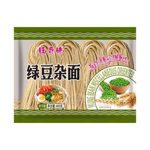 旺奇味綠豆雜面半干面方便食品廠家直銷招商400g