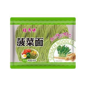 旺奇味菠菜面半干面方便食品廠家直銷招商400g