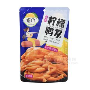 怪丫丫柠檬鸭掌酸甜味休闲食品招商180g