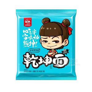 時來運轉(zhuǎn)乾坤面孜然羊排味油炸型方便面休閑食品招商53g