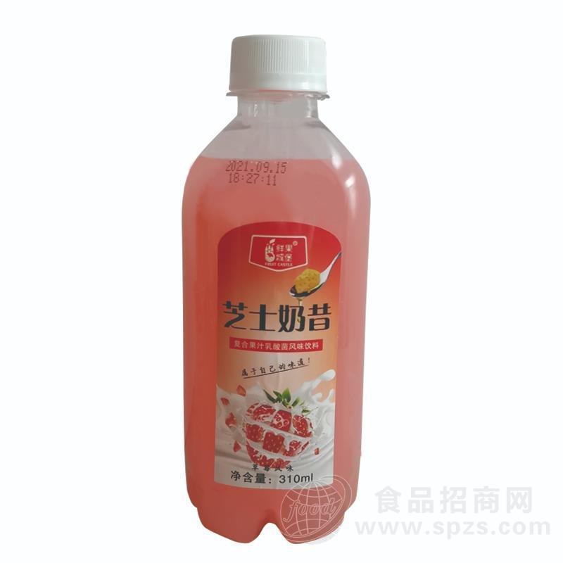 鲜果城堡芝士奶昔（草莓味）310ml*12瓶