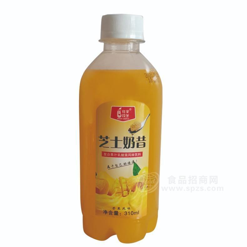 鮮果城堡芝士奶昔（芒果味）310ml*12瓶招商