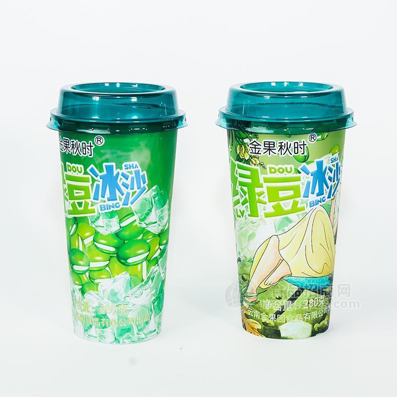 金果秋時綠豆沙飲品 杯狀飲料廠家招商280g