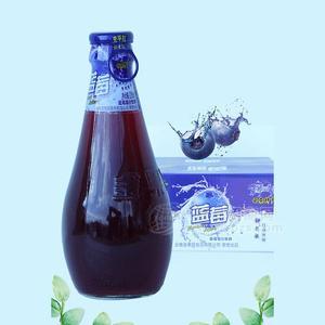蓝莓果汁 玻璃瓶饮料饮料实图厂家直销招商226ml