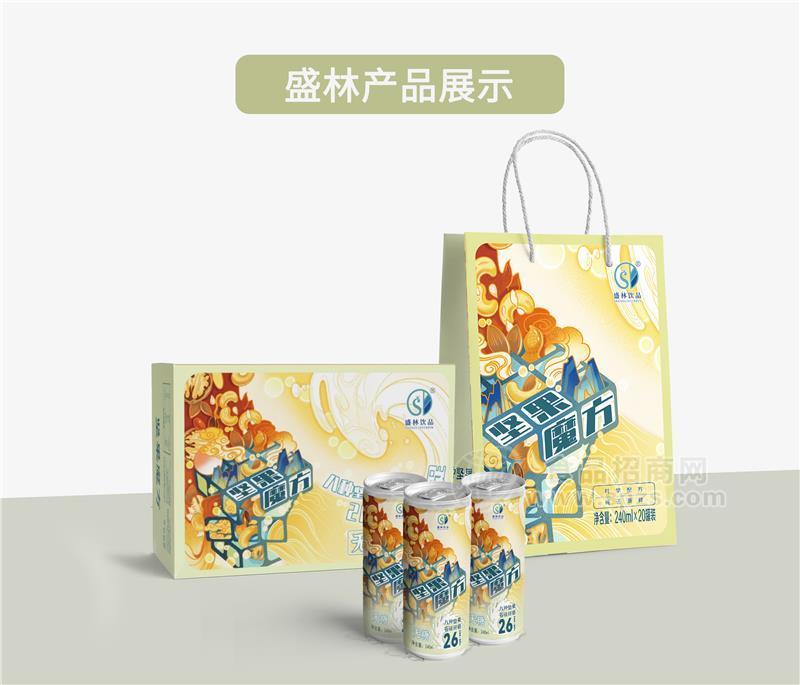 ·盛林饮品坚果魔方植物蛋白饮料240mlX20罐 