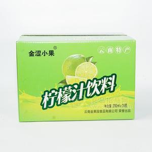 金涩小果柠檬汁饮料果汁饮料招商280mlX24瓶