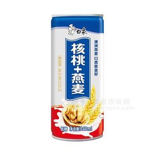 白象核桃＋燕麥低糖植物蛋白飲料招商新品上市240ml