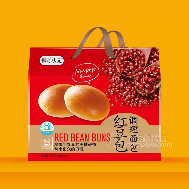 佩奇状元红豆包调理面包烘焙食品招商