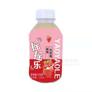 搖搖樂草莓果汁飲料350ml