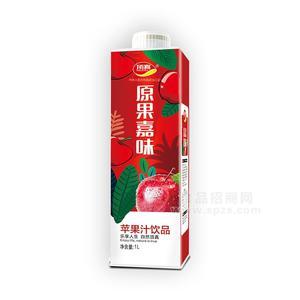 顶真原果嘉味苹果汁饮品厂家直销招商1L