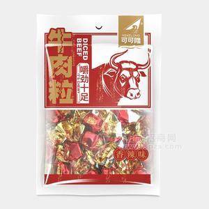 可可隆香辣味牛肉粒休闲食品肉干肉脯50g