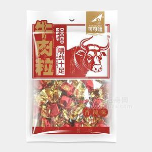 可可隆香辣味牛肉粒休閑食品肉干肉脯50g