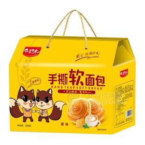 松鼠巴木原味手撕软面包糕礼盒装箱装 散装