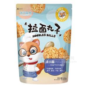 沐月森林拉面丸子休閑食品小零食袋裝招商60g