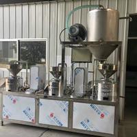 全自动三连磨浆设备 大型全自动三联磨 豆制品机器价格