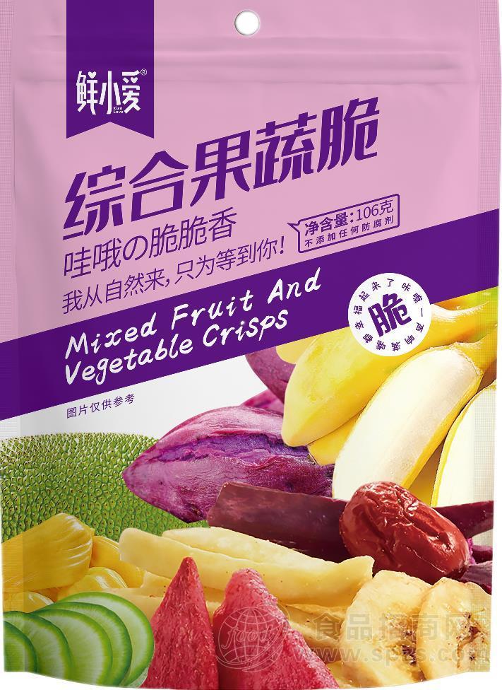鲜小爱综合果蔬脆106g