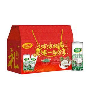 臺(tái)椰椰子汁植物蛋白飲料245mlx12罐