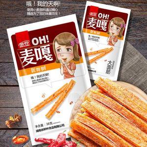 新林麦嘎大面筋辣条调味面制品休闲食品袋装招商38g