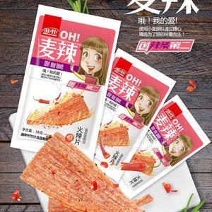 新林麦辣火辣片辣条调味面制品休闲食品袋装招商38g