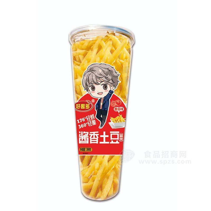 好趣多酱香土豆番茄味休闲食品招商200g